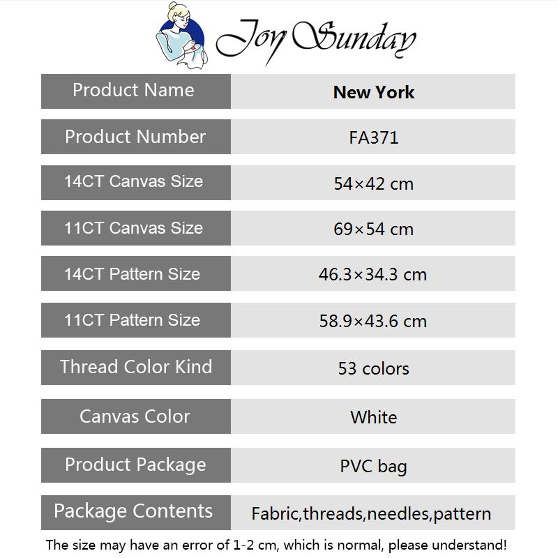 Joy Sunday Cross Stitch Kits 1 - огляд і ціна Photography New York