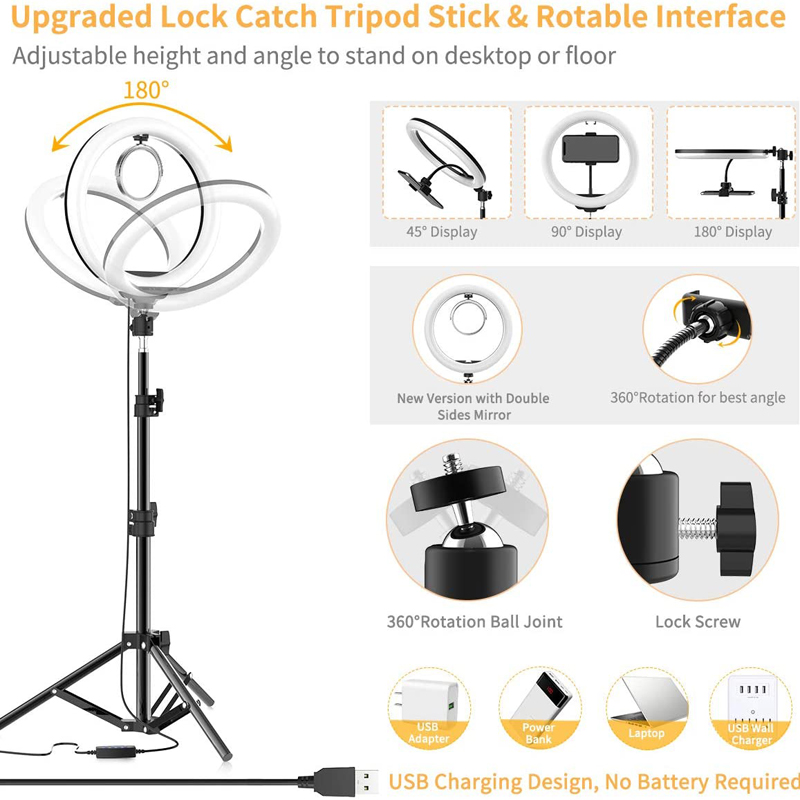 16/26/33cm Selfie Ring Light P - огляд і ціна Photography Kit Pro