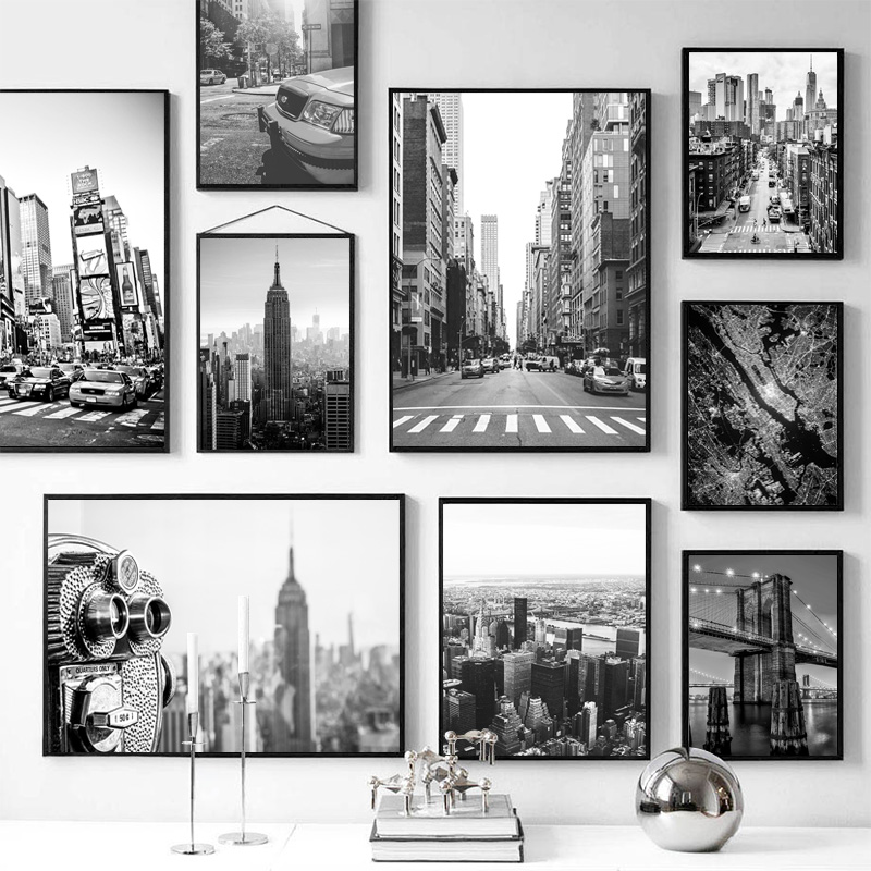 1pc frameless Canvas painting  - огляд і ціна Photography New York