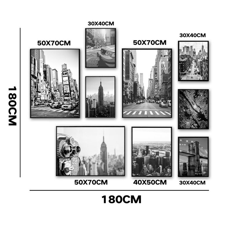 1pc frameless Canvas painting  - огляд і ціна Photography New York