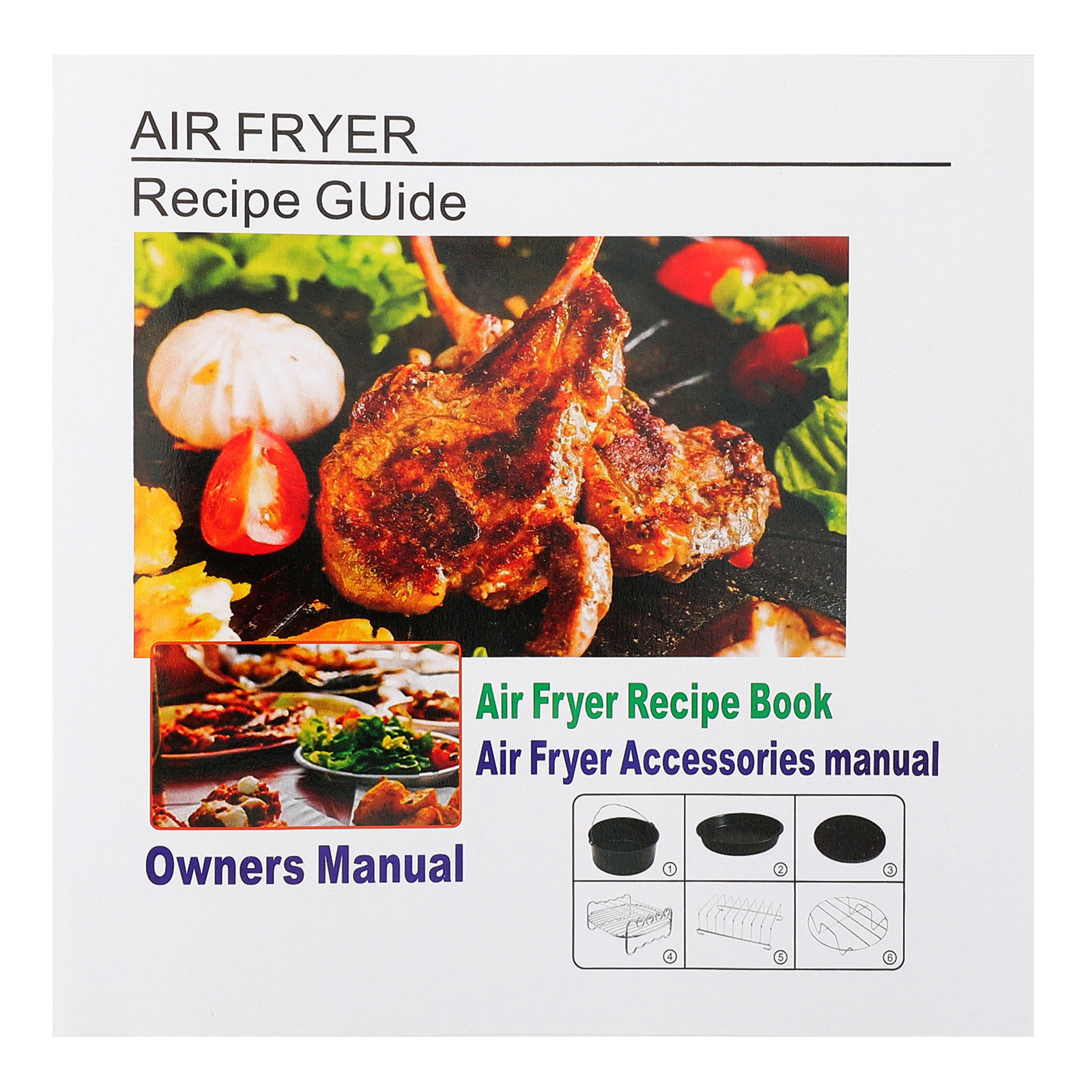Air Fryer Cooking Book English - огляд і ціна Photography Yearbook