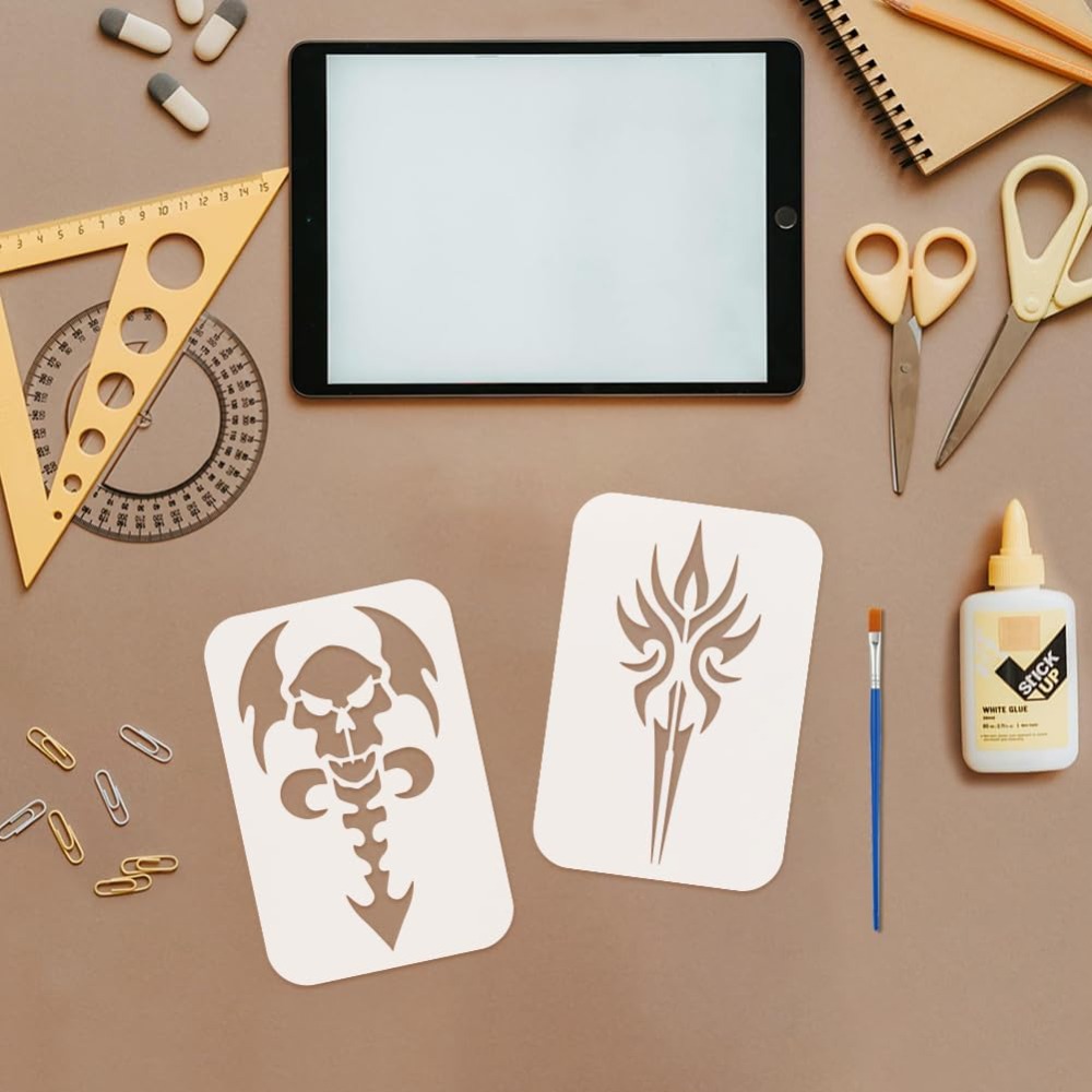 9PCS Tattoo Pattern Stencil fo - огляд і ціна Photography Techniques