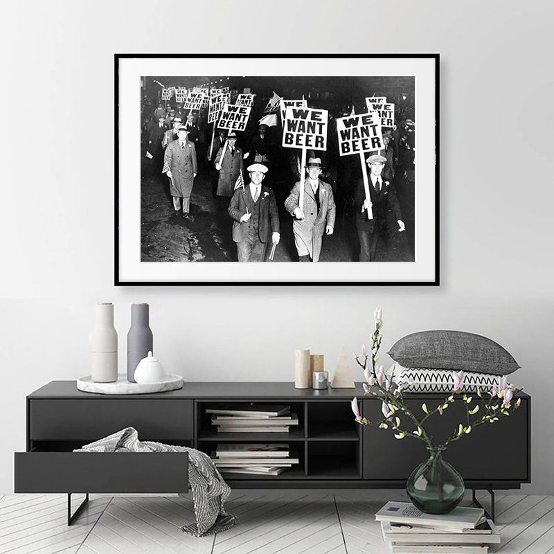 Black and White We Want Beer P - огляд і ціна Photography New York