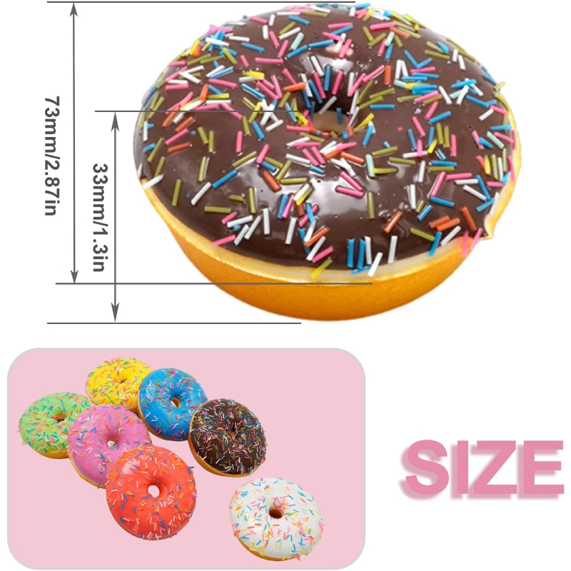 7pcs Fake Donuts Artificial So - огляд і ціна Photography Simulator
