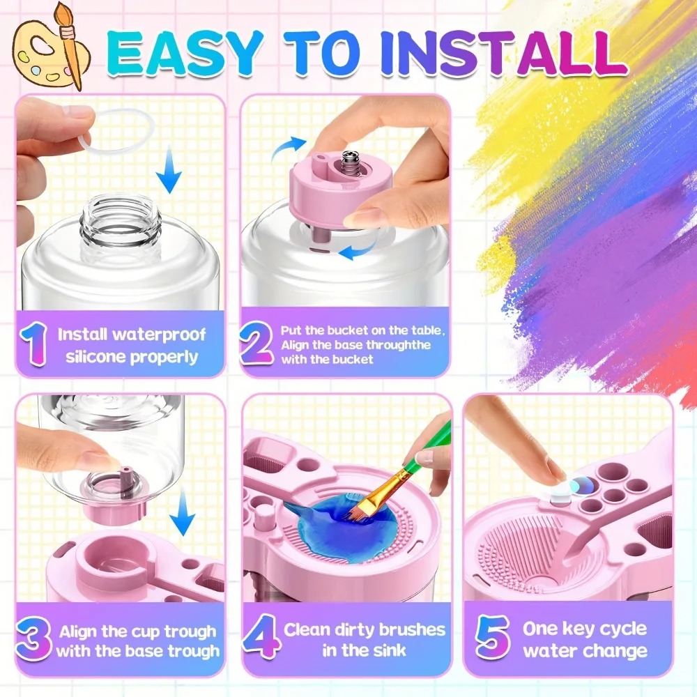 Paint Brush Washer Multifuncti - огляд і ціна Photography Techniques