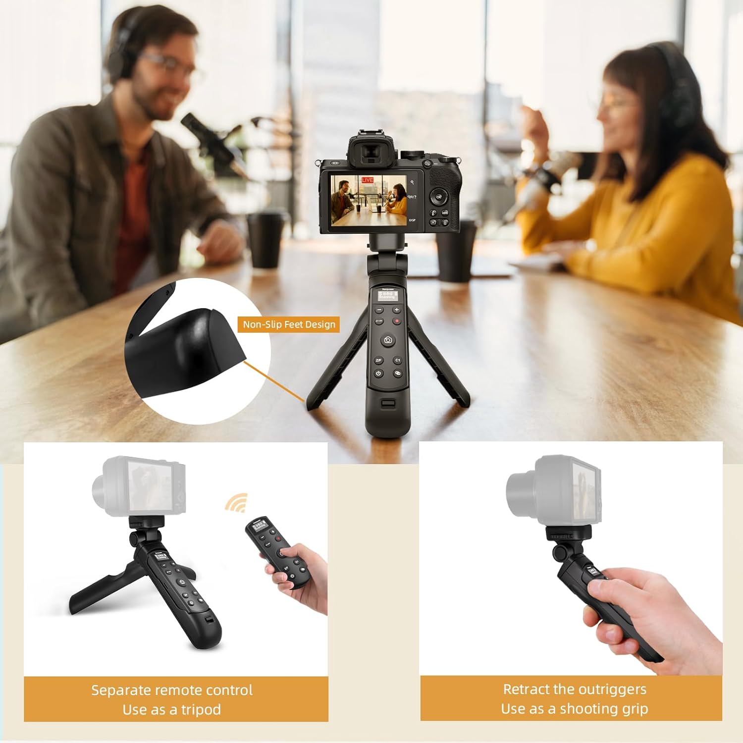 Wireless Shooting Grip Tripod  - огляд і ціна Sony Camera Zv-E10