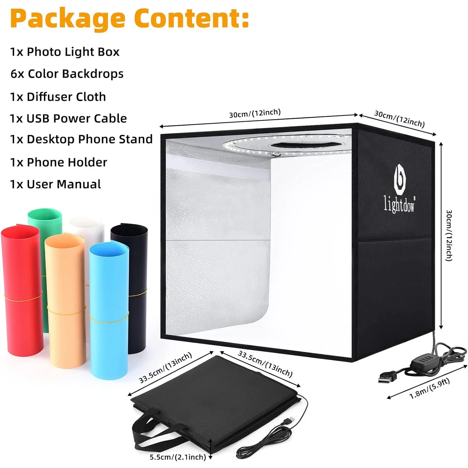 Lightdow Dimmable Photo Box LE - огляд і ціна Photography Darkroom