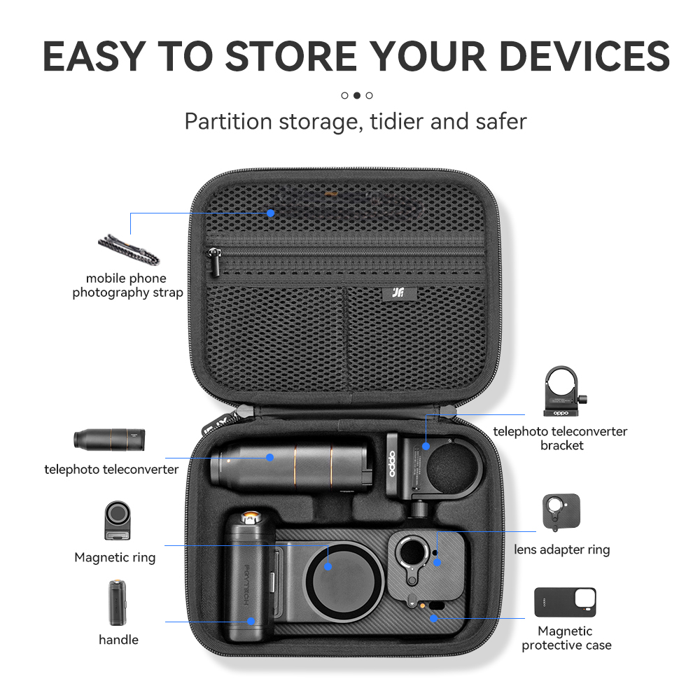 XFJI Storage Bag Case PU Leath - огляд і ціна Photography Kit Vivo X300