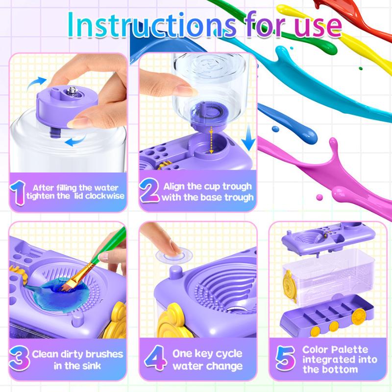Art Brush Washer Brush Cleaner - огляд і ціна Photography Techniques