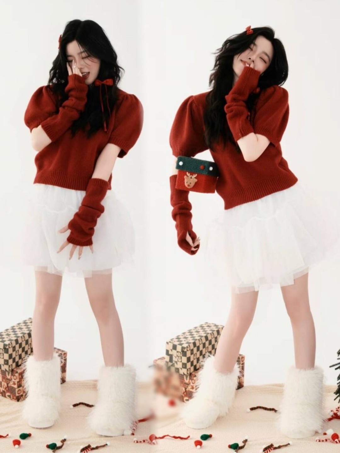 Cute Red Sweater Photography S - огляд і ціна Photography Studio